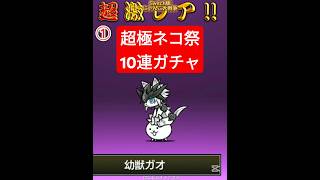 【Switch版】超極ネコ祭10連ガチャ【にゃんこ大戦争】#nintendoswitch #にゃんこ大戦争 #にゃんこ大戦争ガチャ #超極ネコ祭 #超激レア #ショート動画