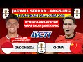 Jadwal Kualifikasi Piala Dunia 2026 - Indonesia vs China - Jadwal Timnas Indonesia Live RCTI