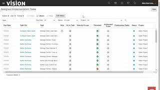Setup | Enter setup data using assigned tasks