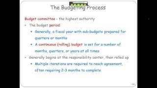 The Budgeting Process