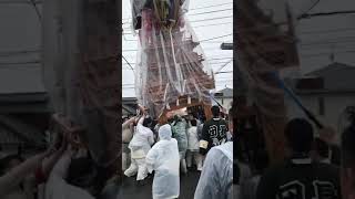 西条祭り 2017 若葉町 ファミマ横黒店前