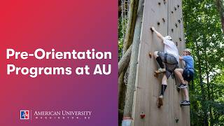 Pre-Orientation Programs at AU