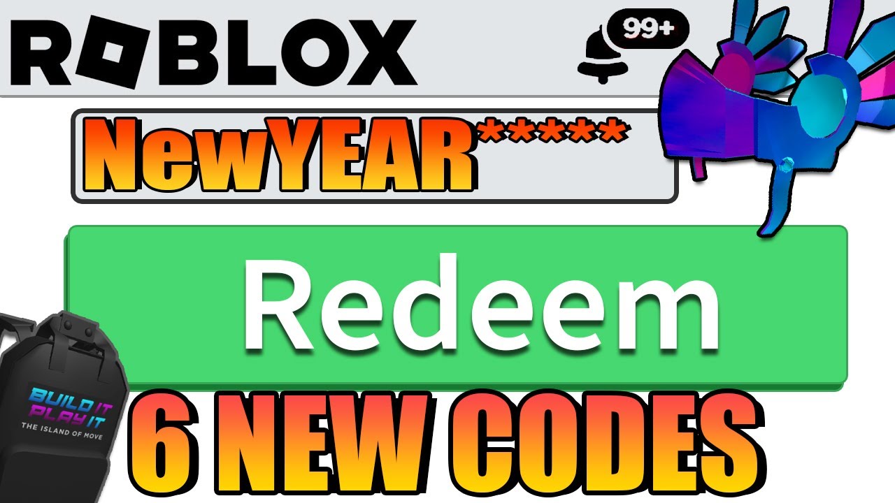 ALL 6 NEW Roblox PROMOCODES 2024 (FREE ITEMS AND MORE) - YouTube