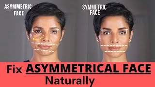 You Can FIX ASYMMETRICAL FACE NATURALLY by making these 5 CHANGES