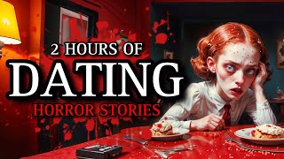 20 TRUE Disturbing Dating Horror Stories MEGA COLLECTION | (#scarystories) Ambient Fireplace