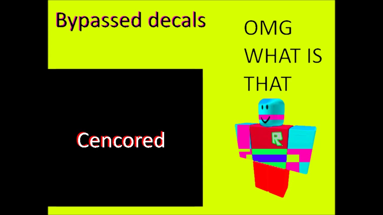 ROBLOX BYPASSED DECALS 2018 JULY WORKING (UNPATCHED) - YouTube