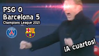 PSG 0 - Barcelona 5 | Rumbo a cuartos (PARODIA)