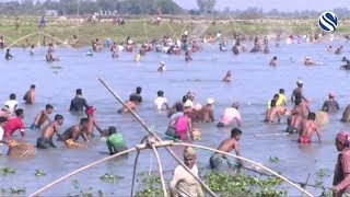 হবিগঞ্জে গ্রামবাংলার প্রাচীন ঐতিহ্য পলোবাইচ উৎসব