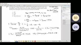 Power System Analysis (noc21-ee77): Assignment 11 (Week 11): [PART 1]