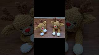 Amigurumi Reindeer Snuggler | Crochet Snuggler Lovey #AmigurumiReindeer #FameArtWithPoonam