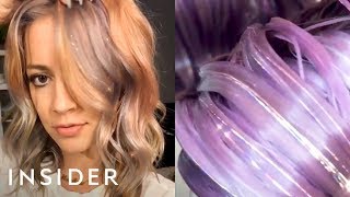 These Glitter Hair Extensions Let You Get The Look Without The Mess