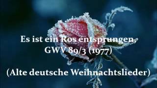 Lothar Graap — Es ist ein Ros entsprungen, GWV 89/3 (1977) for organ