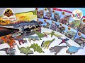 UNBOXING NEW CHAOS THEORY JURASSIC WORLD DINOSAURS! Becklespinax, T-Rex, Atrociraptor, Mapusaurus