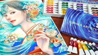 【ターナー色彩公式】ターナー色彩透明水彩絵具（TURNER ARTIST'S WATER COLOUR）のご紹介①