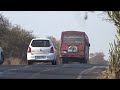 barwala rajkot local gsrtc bus climbing a hill of hingolgadh sanctuary earling morning at 09 27 am