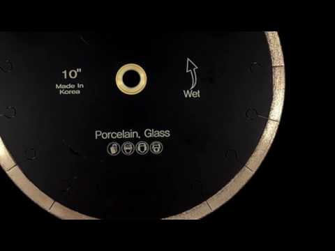 Porcelain/Glass Blade-Best Blade For Cutting Porcelain Tile by Dia Plus Porcelain/Glass Blade-Best Blade For Cutting Porcelain Tile by Dia Plus