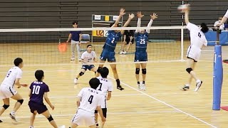 【西日本インカレ2023】準決勝 近畿大vs天理大 第2セット＜男子バレーボール＞