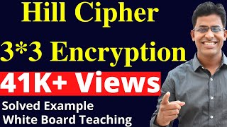 Hill Cipher Encryption 3×3 matrix