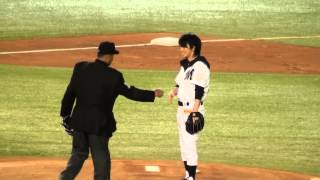 プロ野球 2013年／佐藤健さんの始球式