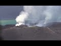 10 18 2014 nishinoshima volcano erupts in japan 西之島 火山 japanese coast guard hd video