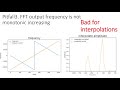 Pitfalls of FFT in python