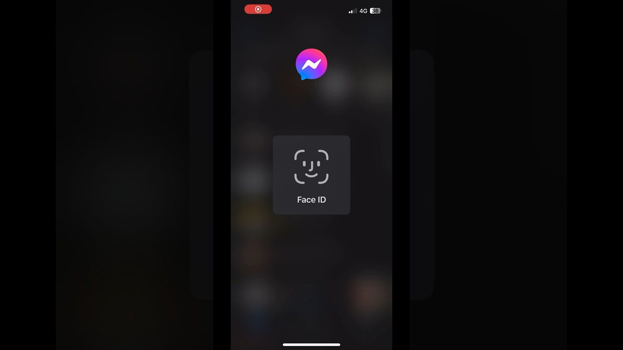 How to Lock Facebook Messenger with Face ID on Iphone 2023 #shorts #viral #iphone