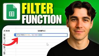 How To Use The Filter Function In Google Sheets (Tutorial 2026)