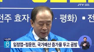 임정엽-정운천, 국가예산 증가율 두고 공방