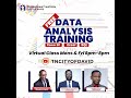 DAY 16 || FREE DATA ANALYSIS TRAINING USING EXCEL, SQL, POWER BI, TABLEAU 02-09-2024