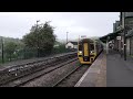 dosbarth 158 yn machynlleth class 158s at machynlleth