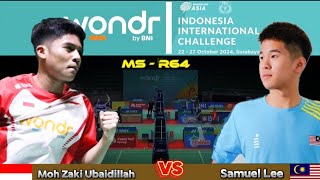 Moh Zaki Ubaidillah (INA) vs Samuel Lee (MAS) | R64 | Badminton IIC24