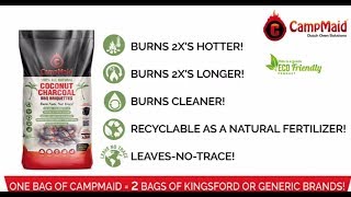 CampMaid Eco Coconut Charcoal Kickstarter Launch