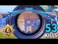 53 Kills😱MY BEST SNIPER AWM GAMEPLAY in HIGH TIER LOBBY🥵PUBG Mobile