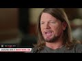 aj styles called undertaker about possible wrestlemania match undertaker the last ride sneak peek