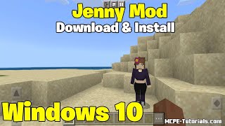 How To Install Jenny Mod in Minecraft Windows 10 Edition 1.20+