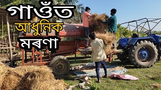 গাওঁত সেই হালুৱা গৰু,মহ নাই!আধুনিকতাৰ প্ৰভাৱত||#Machin_marana#Trector||#khisiriassamese ||2022:-