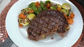 Rastelli Market Fresh (10) 10-oz Black Angus Ribeye Steaks on QVC