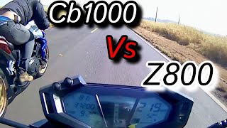 Z800 vs Cb1000!!