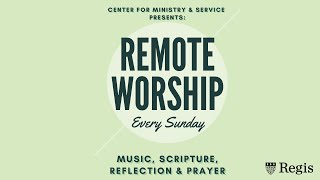 Remote Worship | Sunday, October 25