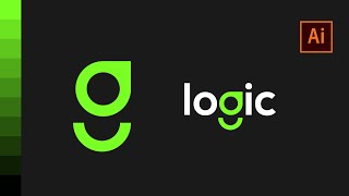 Professional logo design in adobe illustrator | g logo | Logic logo