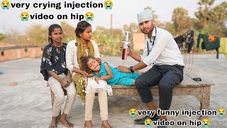 doctor injection funny video | injection video indian clinic vlogs | Injection scene in vlog new