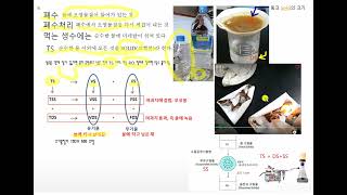 폐수의  TS와 유기물 설명