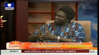 Government Should Implement Programmes To Address The Needs Of The Local Government -- Okafor PT2