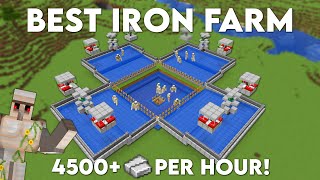 Minecraft Best IRON FARM - 1.20+ Iron Farm Tutorial