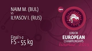 GOLD FS - 55 kg: I. ILYASOV (RUS) df. M. NAIM (BUL) by TF, 11-0