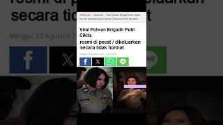 Viral Polwan Briptu Putri Sirty Cikita Dipecat??#shorts #Polwancantik#polwanviral #polwanmarahiorang