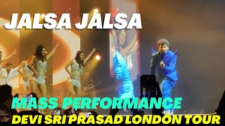 DSP Live Performance in London | Jalsa Jalsa Song 2| Devi Sri Prasad | Live Concert London 2024 |