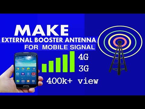 How to make an external booster antenna for your cell phone