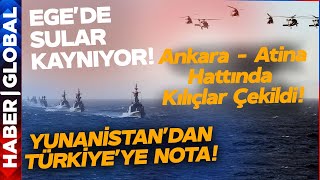 Yunanistan Kudurdu! Türkiye'ye Navtex ve Nota İlan Etti! Ankara'dan Atina'ya Cevap Gecikmedi!