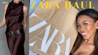 ZARA WINTER HAUL| NEW 2025 WINTER MUST HAVE DRESSES + ELEVATED BASICS